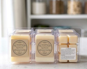 Non-Blend Soy Wax Melts - Vegan-Friendly, Organic and Dye Free