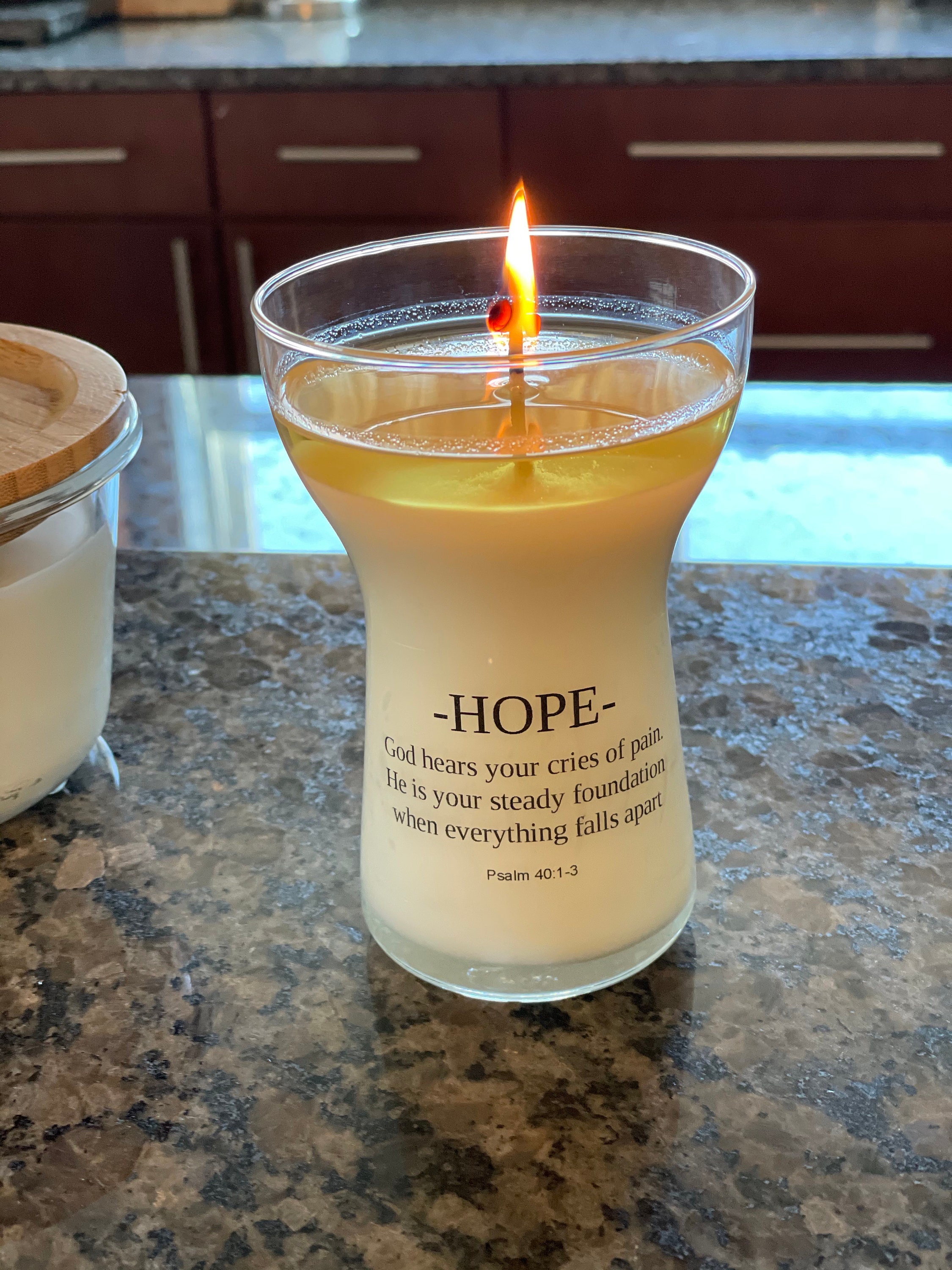 11oz Scented Candle Verse Candle Quote Candle Faith Etsy