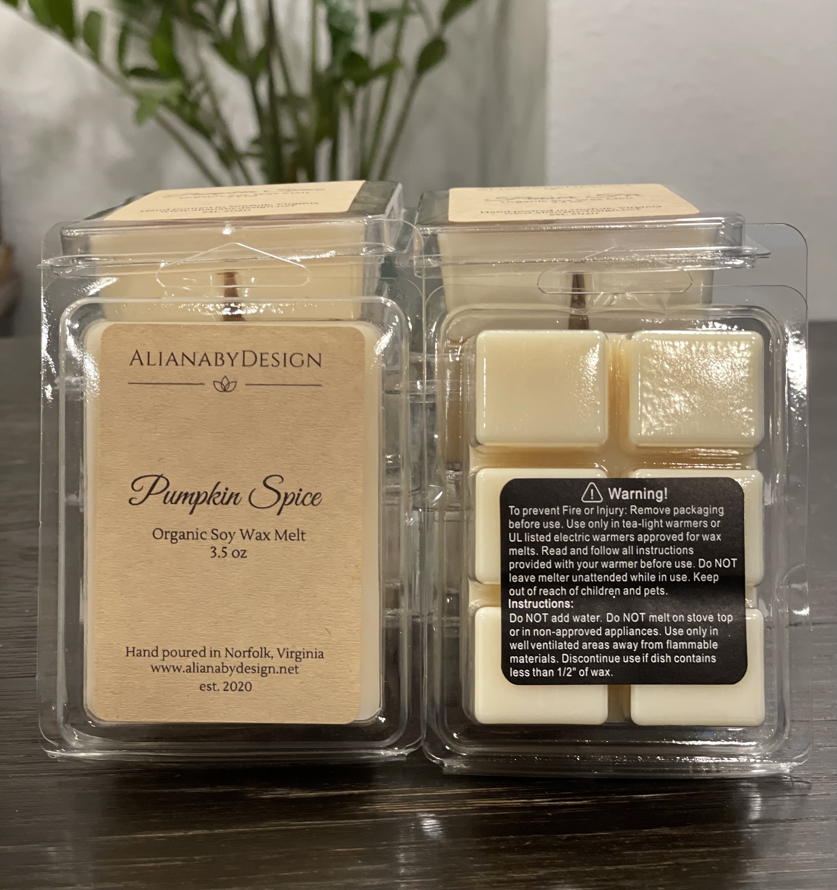Aira Soy Wax Melt - Organic, Vegan, Kosher, Scented Soy Wax Cubes  w/Essential Oil Blends - No Chemical 100% Soy Tart for Electric/Tealight  Melters 
