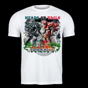 Heads or Tails Eagles Chiefs Super Bowl 2025 w/Mockup