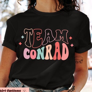 Retro Groovy Team Conrad Shirts, Team Jeremiah, Waves Cousins Beach Shirt, Summer Vintage, Pretty Sweaters Sweatshirts Hoodies Pullover Gift