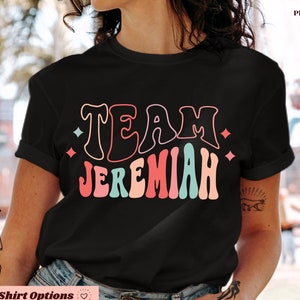 Retro Groovy Team Jeremiah Shirts, Team Conrad, Waves Cousins Beach Tees, Summer Vintage, Pretty Sweaters Sweatshirts Hoodies Pullover Gifts