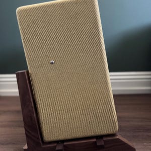 Handmade Guitar Amp Stand Solid Wood Custom Size Walnut Maple Oak Cherry Mid Century Modern Combo Amp Stand Music Studio