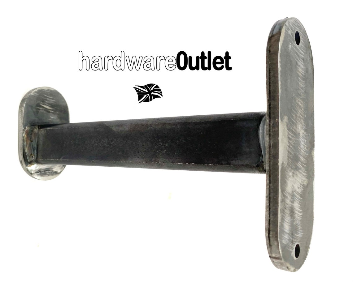 Super Strong Shelf Bracket 25x25 Welded Steel Box Section Oval Etsy UK