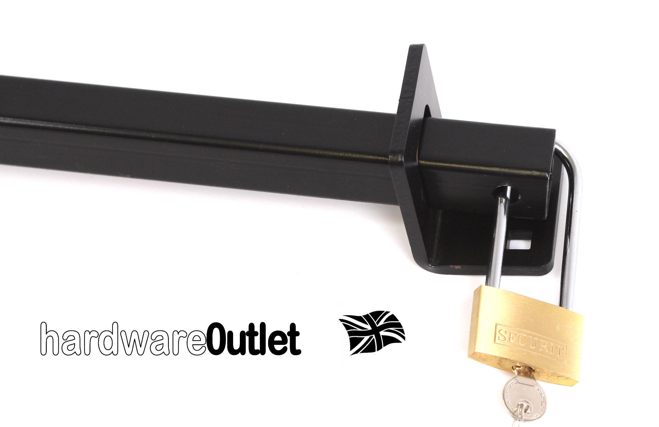 Slide In Security Locking Bar 2525 Doors & Shed's Made in Etsy