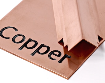 0.9 COPPER Sheet Guillotine Cut from UK Trade Supplier Genuine Copper C101