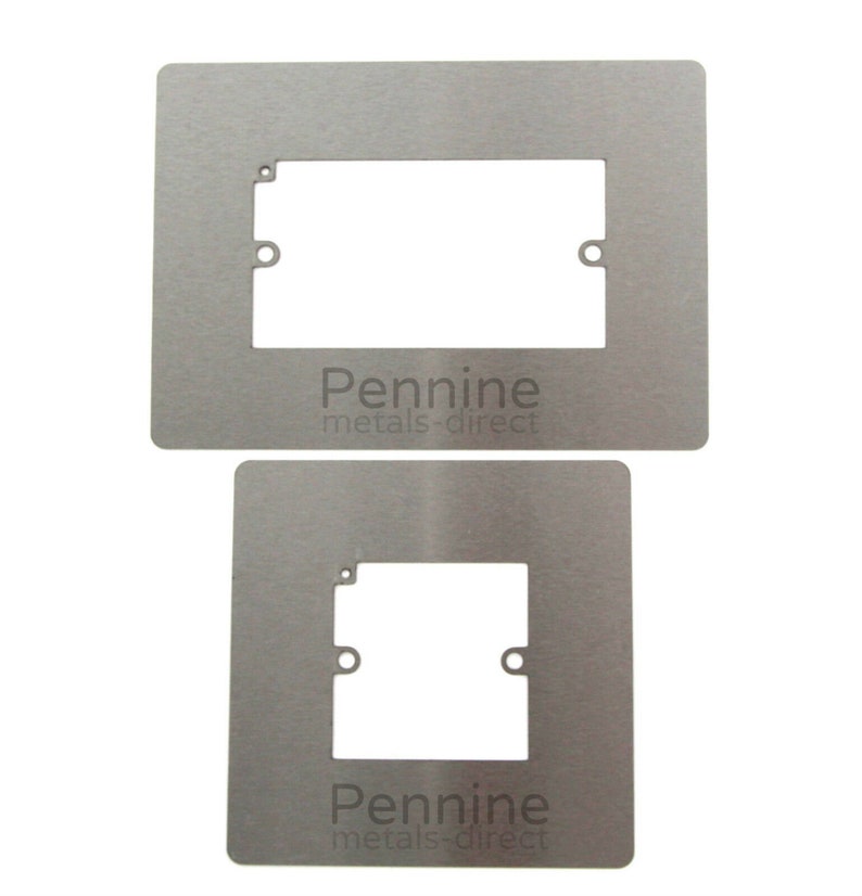 Plug Socket Light Switch Surround Stainless Steel Brushed Etsy