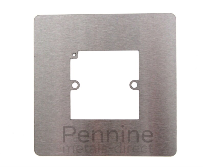 Plug Socket Light Switch Surround Stainless Steel Brushed Etsy UK