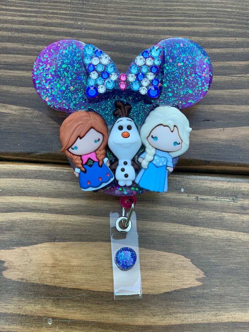 Disney character badge reels Nurse Badge Dentist badge Etsy