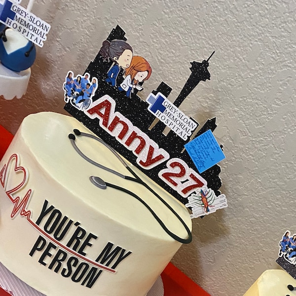 Greys anatomy CAKE TOPPER