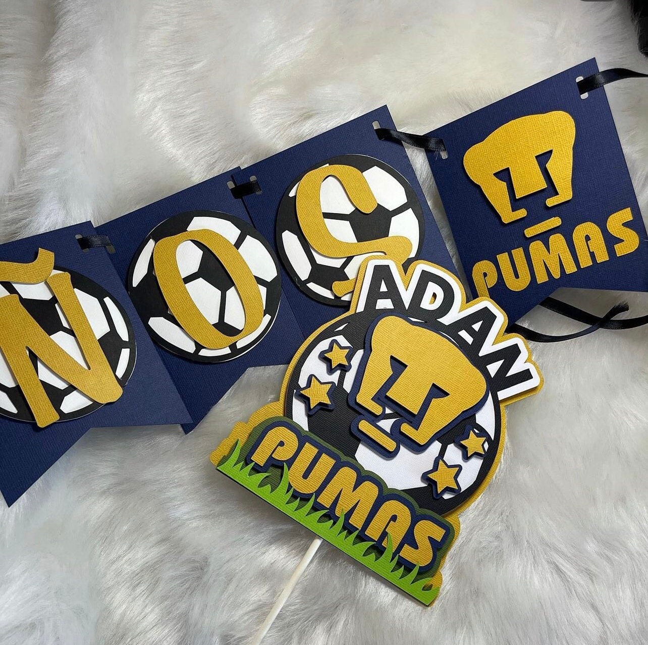 Club Pumas UNAM Futbol Soccer Heat Transfer Vinyl Iron On