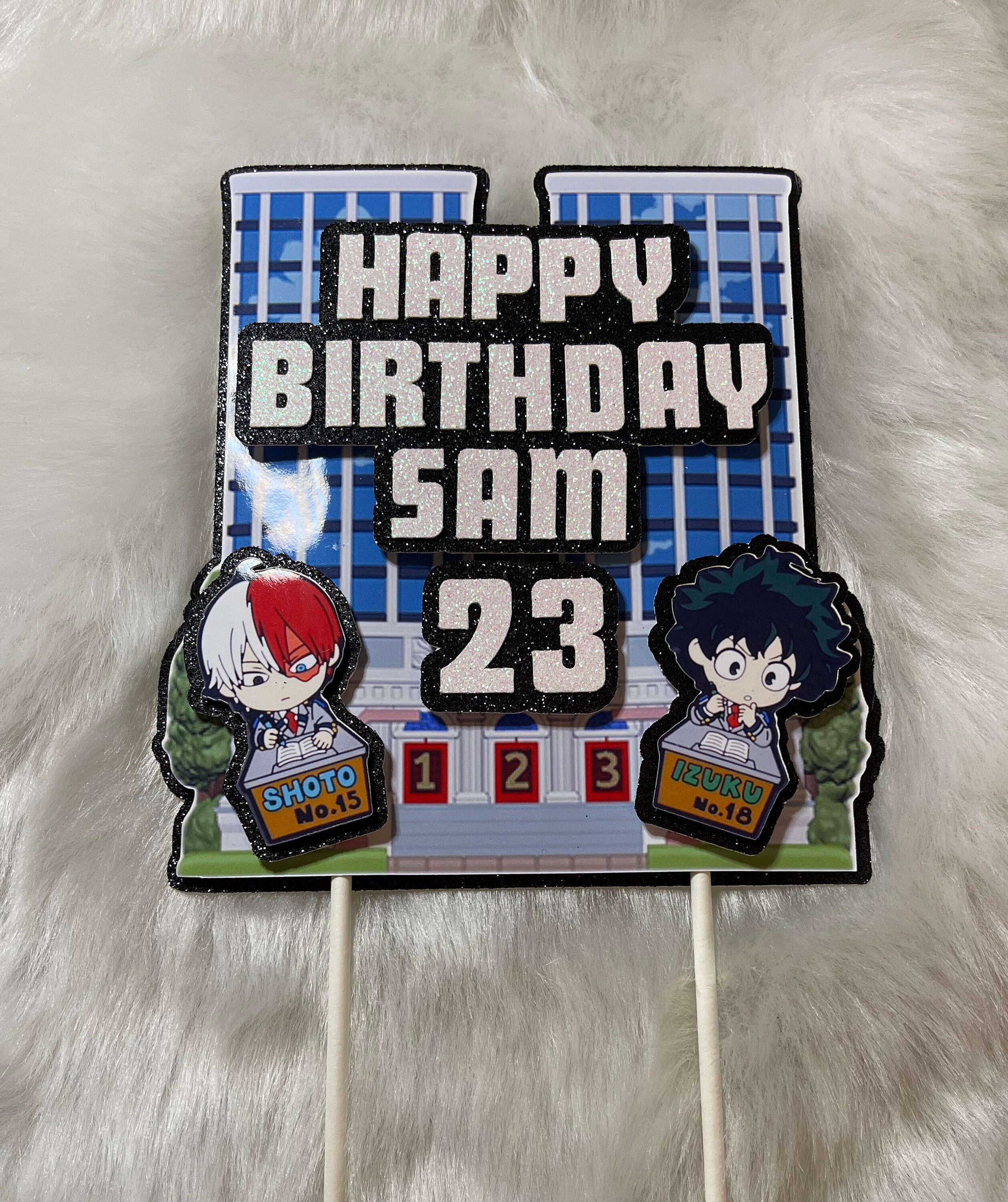 My Hero Academia Cake Topper | Etsy