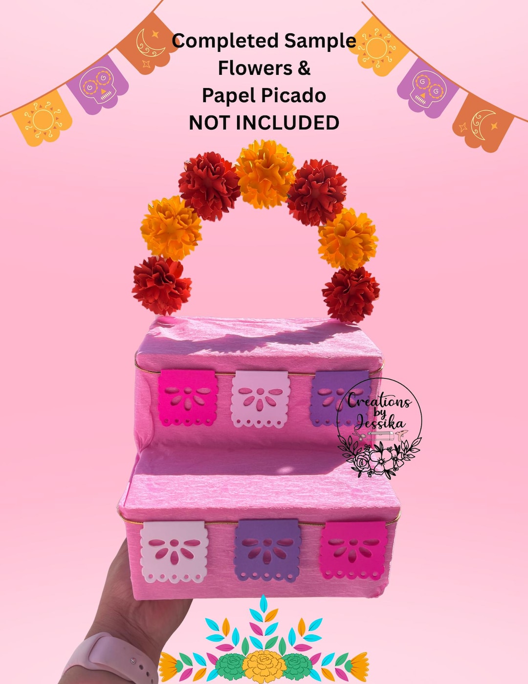 Mini Day of the Dead Altar SVG. Dia De Los Muertos Ofrenda Cut File ...