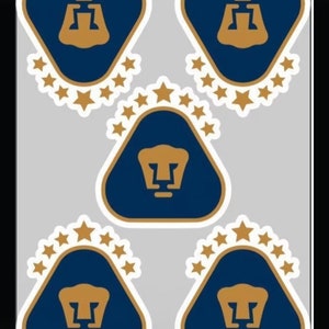 Pumas cupcake toppers
