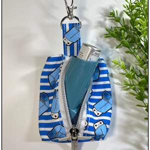 Asthma Inhaler Pouch, Clip on puffer bag, Asthma puffer pouch, Ventolin storage, Inhaler bag, Clip on asthma puffer pouch, Puffer pouch