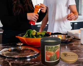 Cook &#39;S  Candle Soy Jar candle 30 cl  Scented Tomato & Basil