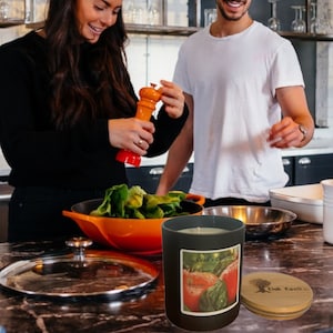 Cook &#39;S  Candle Soy Jar candle 30 cl  Scented Tomato & Basil