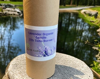 Lavender Scented Pillar Candle