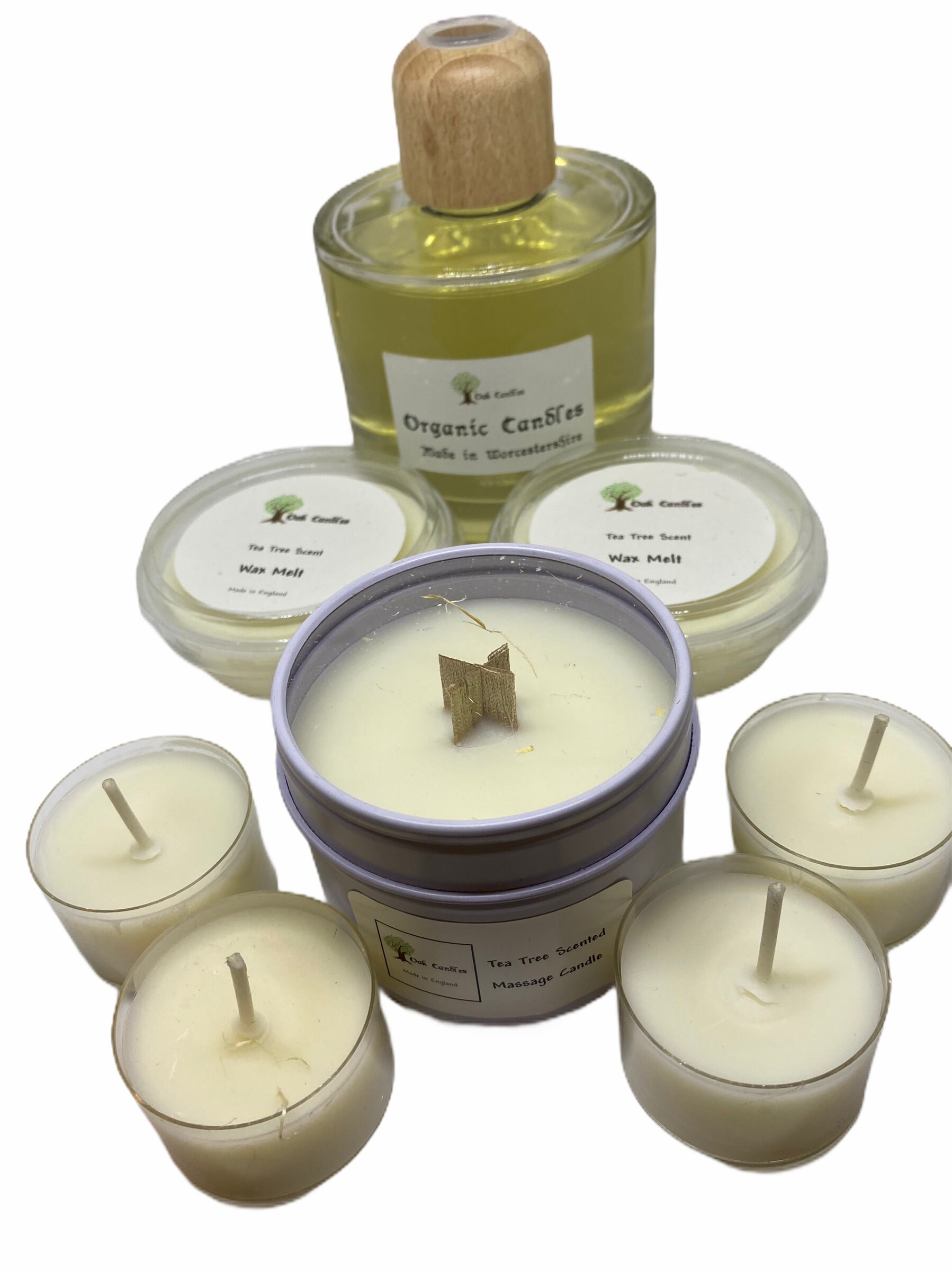 LUXURY BOX GIFT Soy Candles Scented Tea Tree Etsy UK