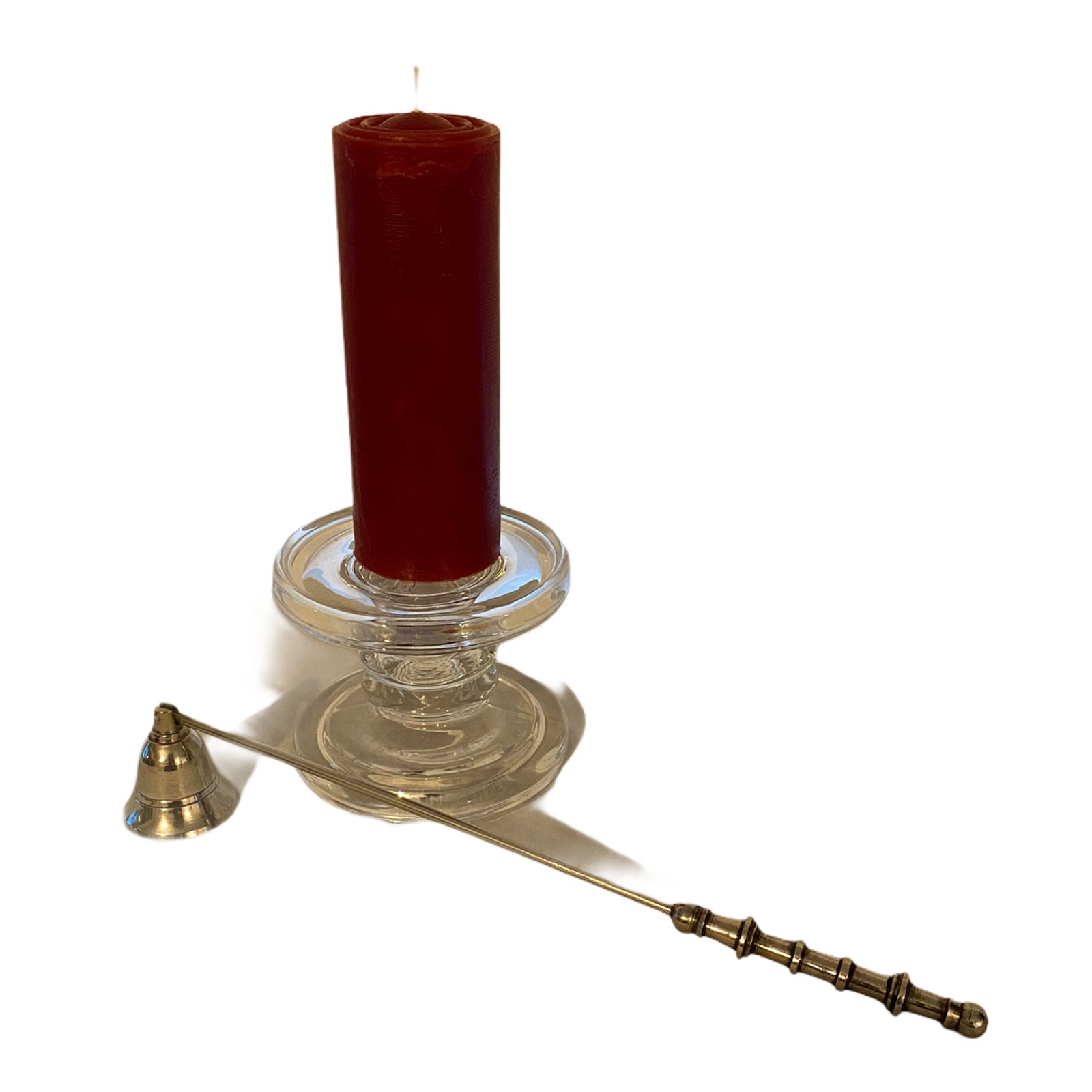 Candle Snuffer Bell Gripper Shaped Handle 30cm / 25 cm Gold Etsy