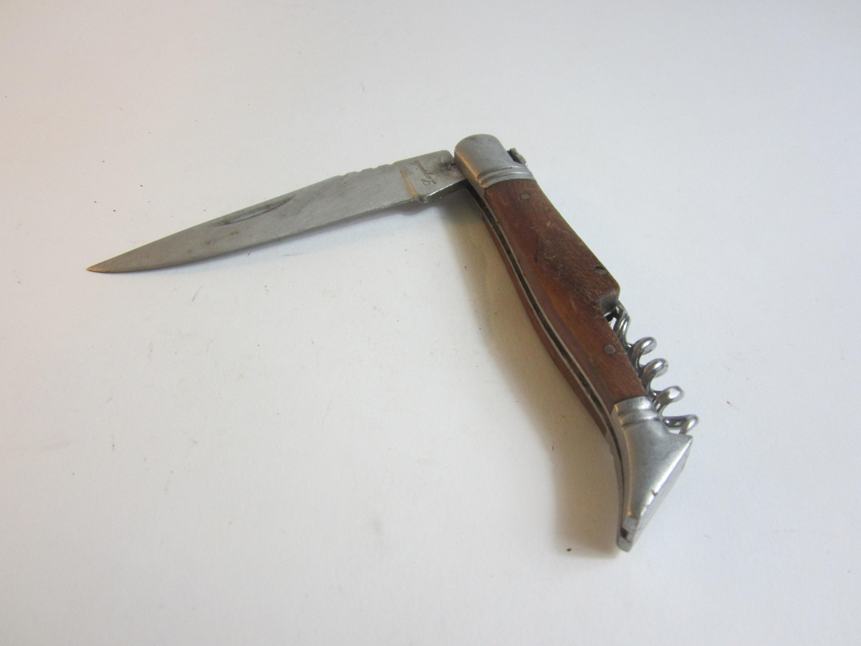 Stunning French vintage folding knife/blade. Made by Laguoile Etsy