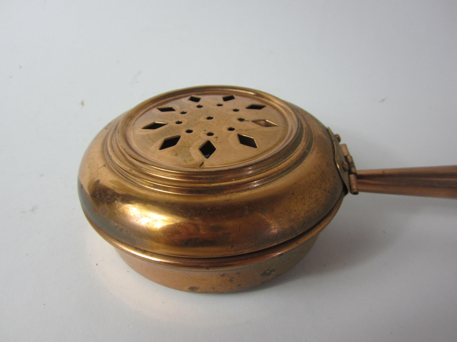 Stunning French vintage coal bed warmer made from copper. Etsy
