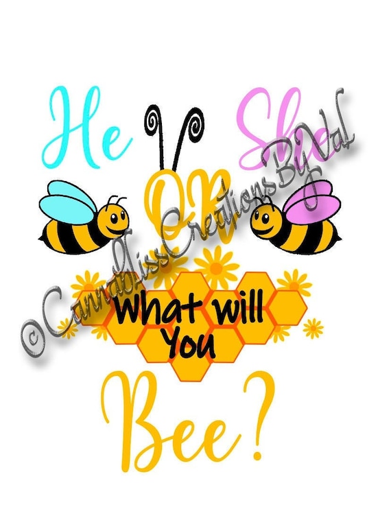 He Or She What Will You Bee Svg Cut File Etsy He Or She What Will You Bee Svg Cut File Etsy