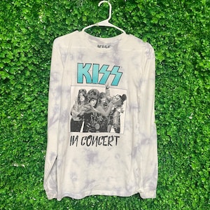 Vintage Kiss Long Sleeve Band T-shirt - Adult Mens Small - T29
