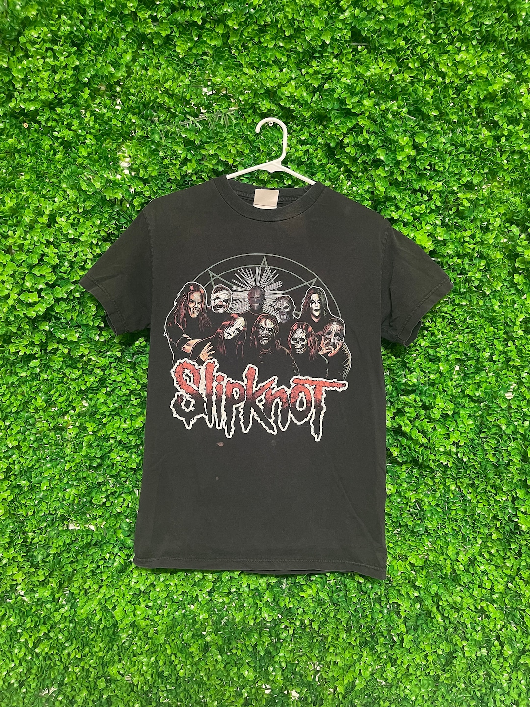 SLIPKNOT Slipknot Band T-shirt Band T Men's XL size unclear black type Vintage Second Hand main image 0