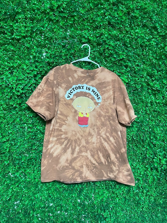 Vintage Acid Wash Stewie Griffin Long Sleeve T-shirt, Adult Mens