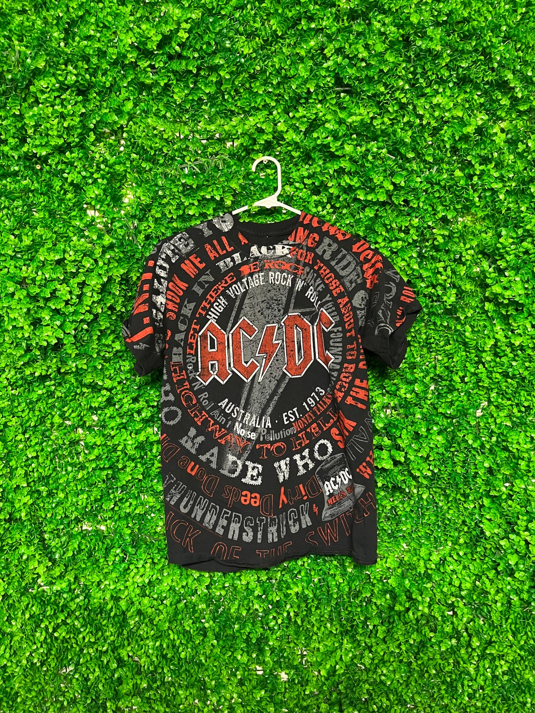 Vintage AC/DC Band T-shirt - Adult Mens Medium - U57 - Etsy