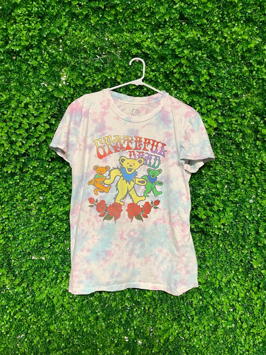 Vintage Reworked Grateful Dead Band Tshirt Adult Mens Medium Q19 Etsy