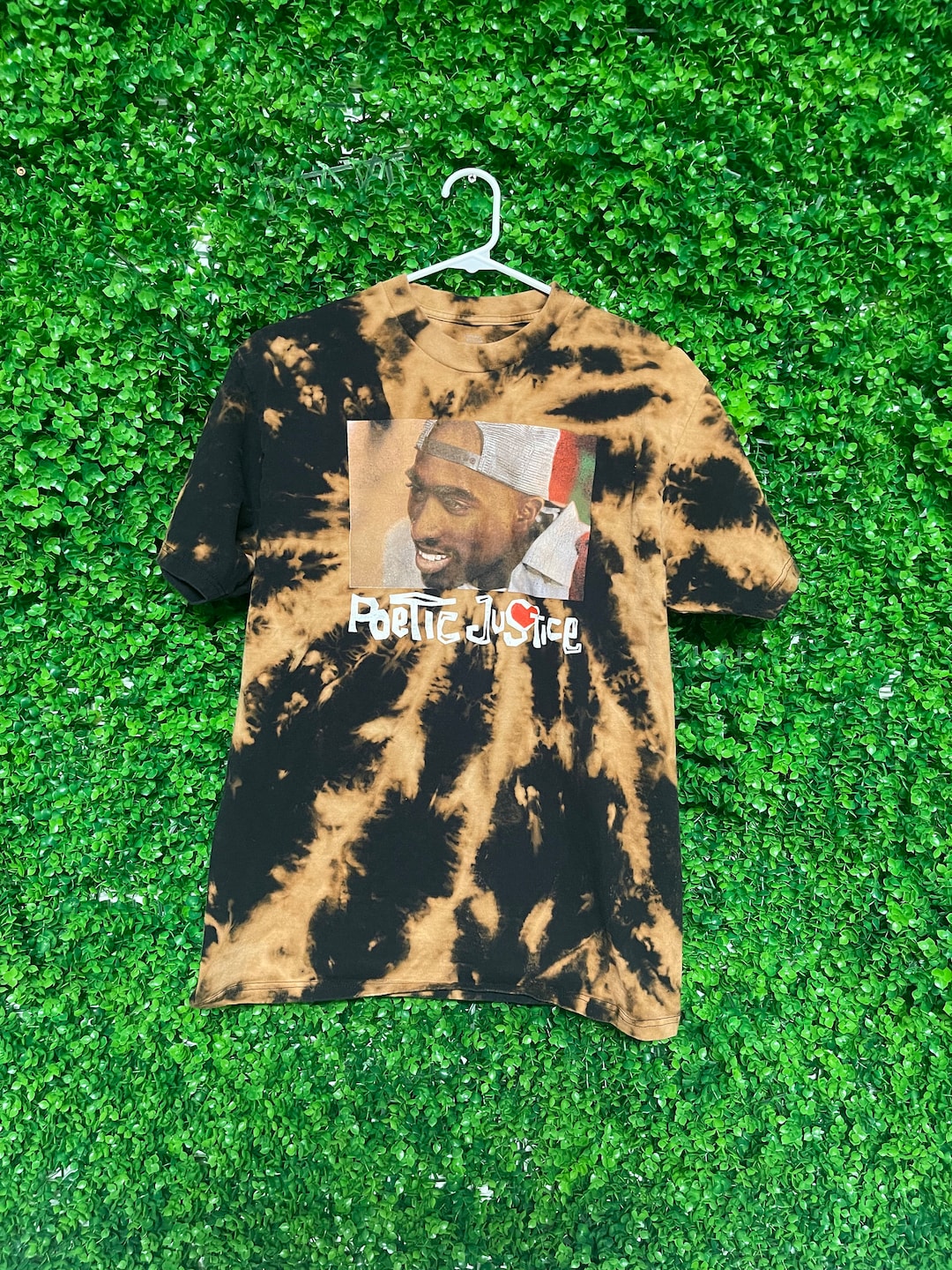 2pac Rap T-shirt, Men's XL size cotton black type Vintage Second Hand