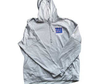 vintage New York Giants Snow Bowl Hoodie, XXL pour hommes adultes, football NFL, vintage retravaillé, tie-dye, fabriqué aux États-Unis, C98