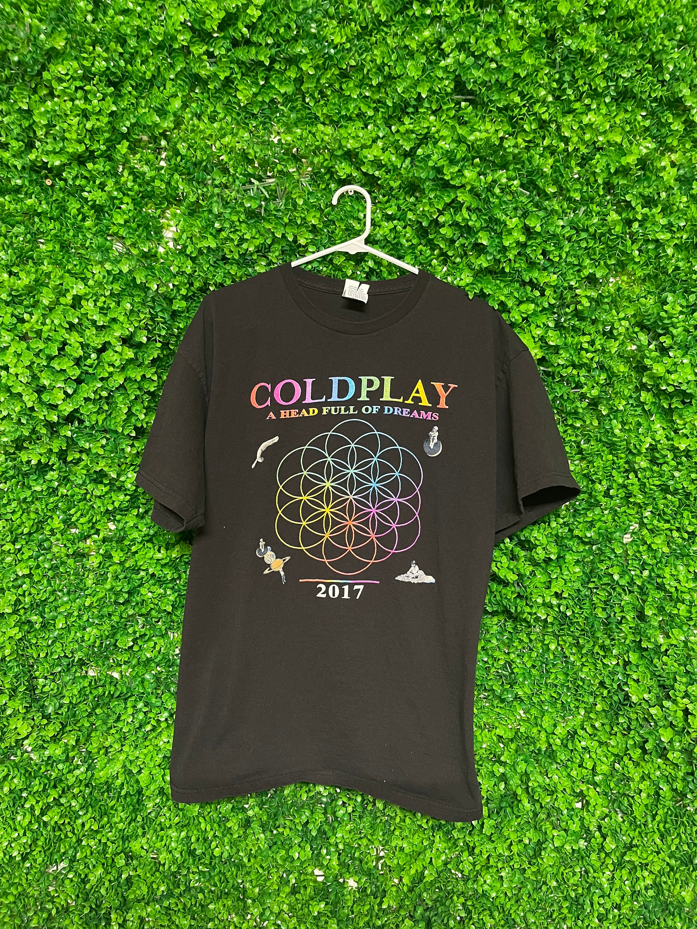 Coldplay Shirt Adult Large Head Full of Dreams 2017
