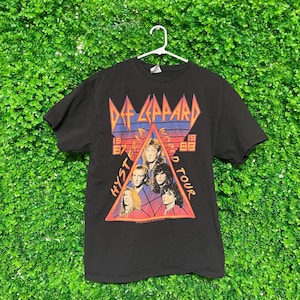 Vintage Def Leppard 1987/88 World Tour T-shirt - Adult Mens Large - P47