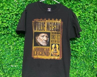 Vintage Willie Nelson T-shirt - Adult Mens Large - T137