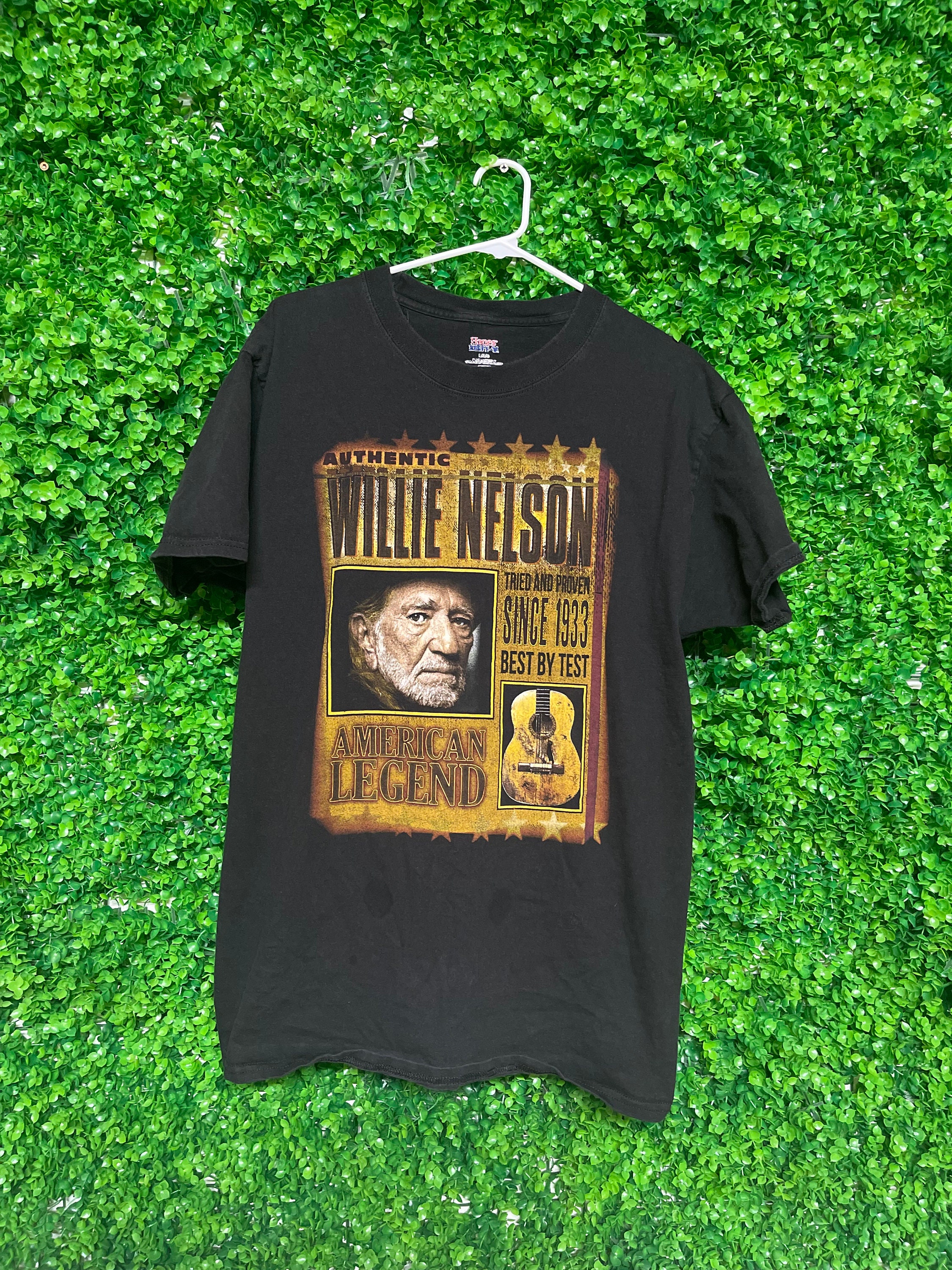 ウィリーネルソン バンドTシャツ Willie Nelson T-Shirt# | Blue