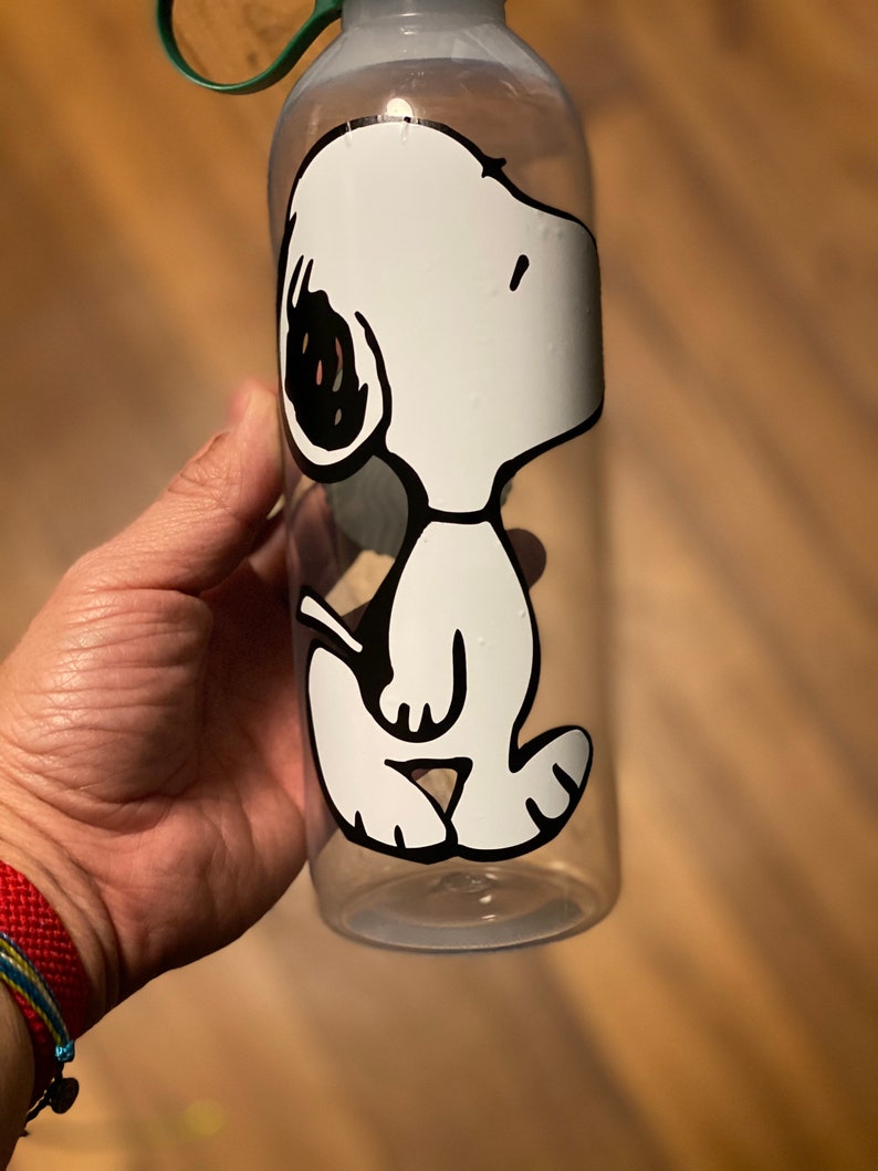 Starbucks Snoopy Water Bottle Peanuts Charlie Brown Etsy