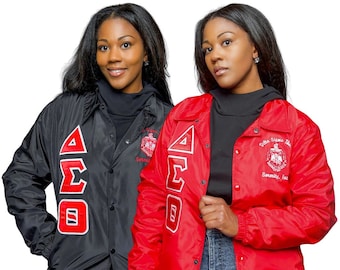 Delta Sigma Theta Greek Letter Ladies' Cut Jacket DST Paraphernalia