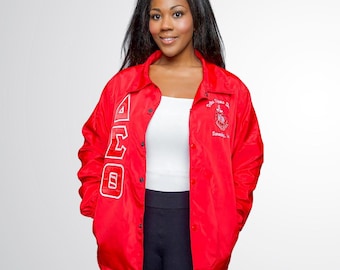 Delta Sigma Theta Greek Letter Ladies' Cut Jacket DST Paraphernalia