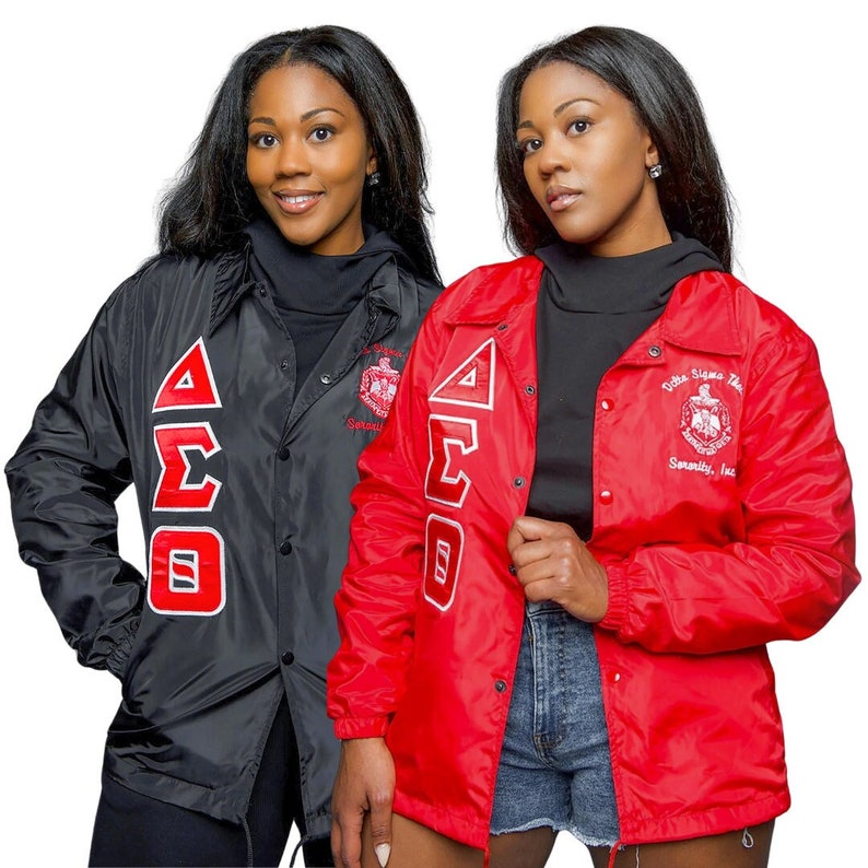 Delta Sigma Theta Greek Letter Ladies' Cut Jacket DST Paraphernalia image 1