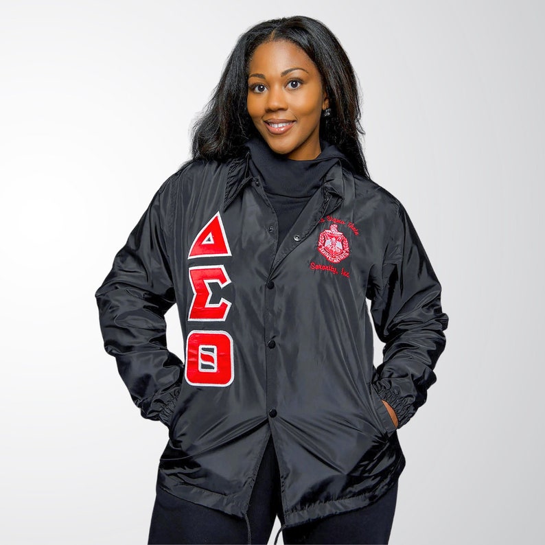 Delta Sigma Theta Greek Letter Ladies' Cut Jacket DST Paraphernalia image 3