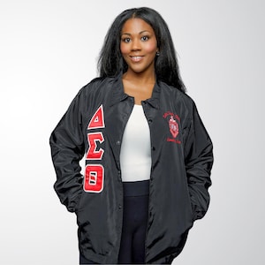 Delta Sigma Theta Greek Letter Ladies' Cut Jacket DST Paraphernalia image 5