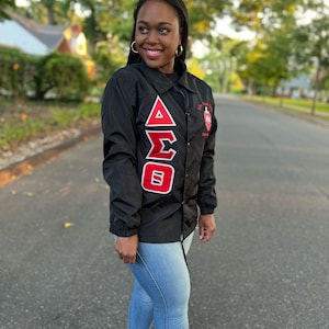 Delta Sigma Theta Greek Letter Ladies' Cut Jacket DST Paraphernalia image 7