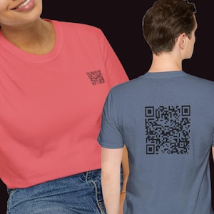 Anti-Trump QR Code T-Shirt: Sarcastic Political Humor