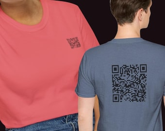 Anti-Trump QR Code T-Shirt: Sarcastic Political Humor