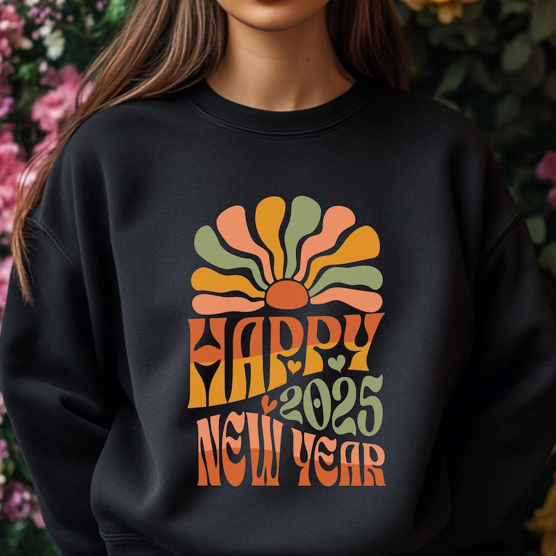 Happy New Year 2025 Sweatshirt, Christmas Shirt, Happy New Year 2025