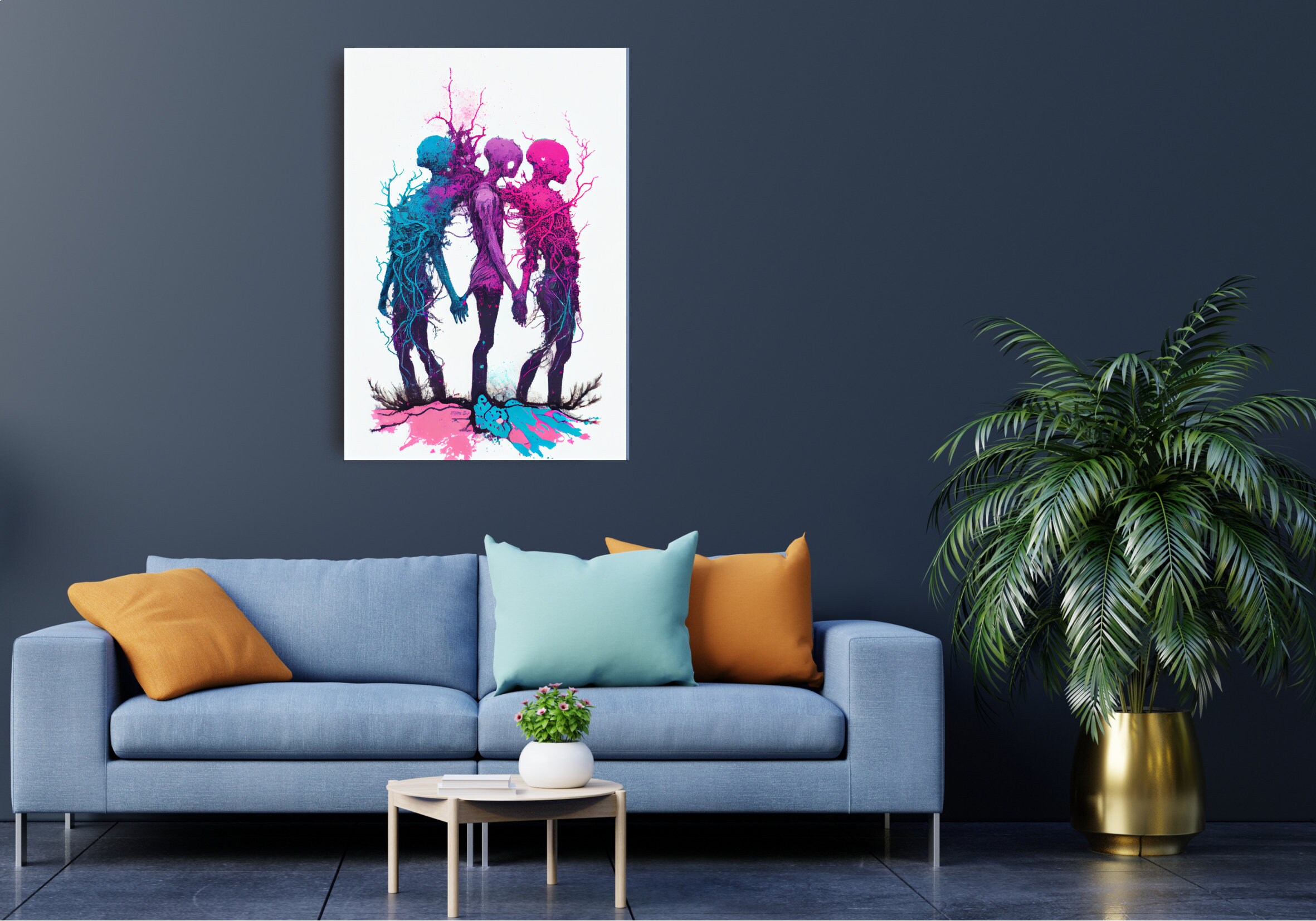 Bisexual Art Gay Art Prints Diversity Art LGBTQ Wall Art Etsy