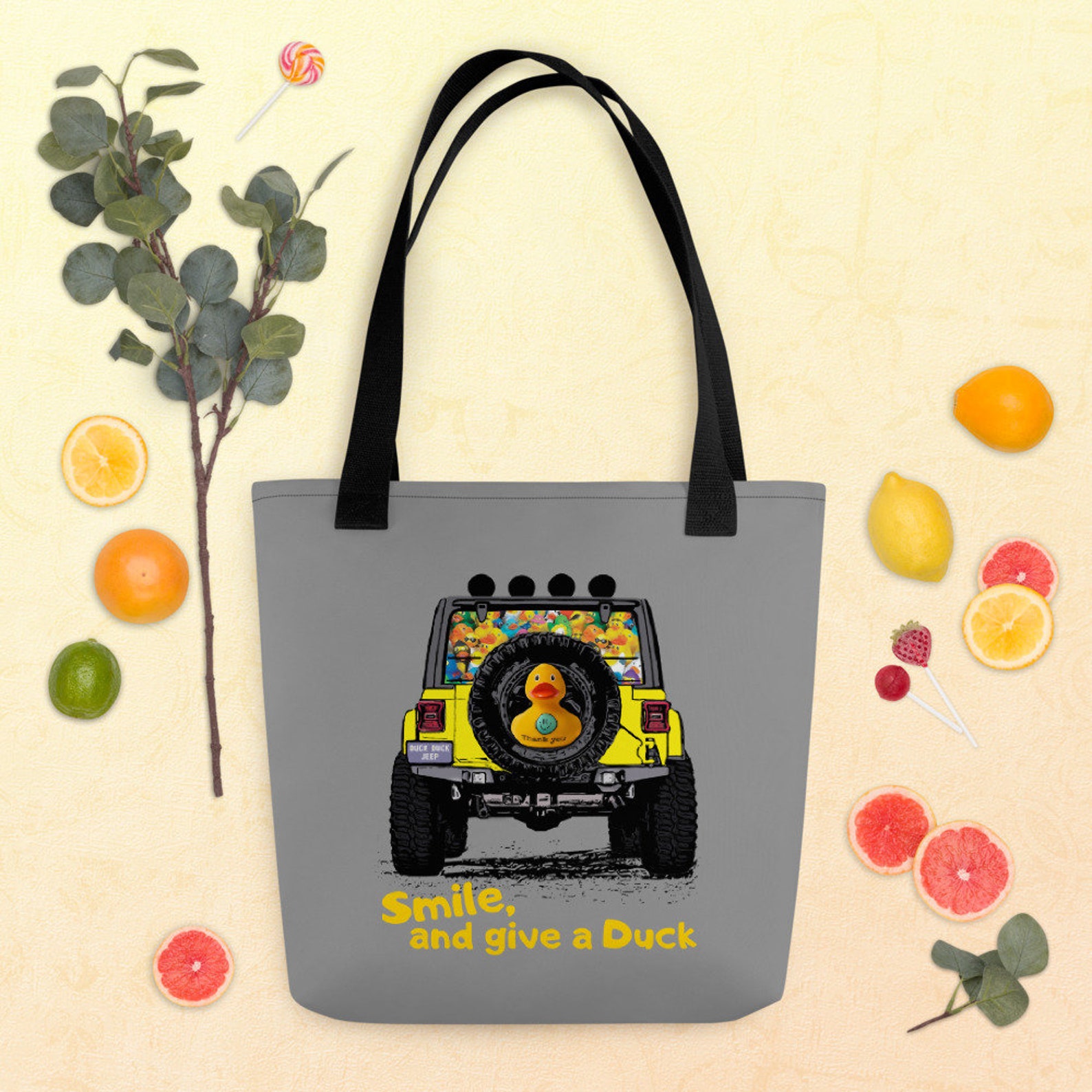 Jeep Duck Tote Bag Duck Duck Jeep Bags Jeep Lovers Purse Etsy